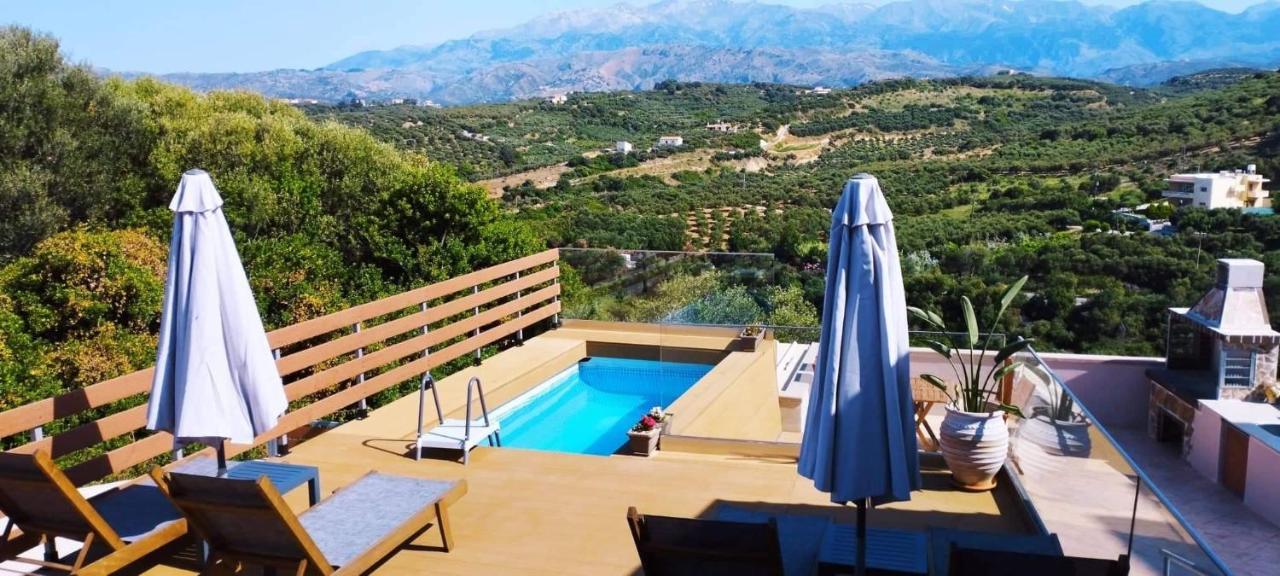 Wish Sea & Mountain View Villa Stalos Ngoại thất bức ảnh